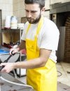 WASSERSCHUTZSCHÜRZE MIT DER RUNDEN VERSTÄRKUNG MODELL 082