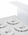 Dystrybutor do lodów | witryna do lodów | konserwator | retro | 4 tub | okrągłe kuwety | 843x670x895 mm | GELATO POZETTI 4 BEIGE