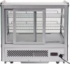 WITRYNA CHŁODNICZA 120L 68x56x66 SREBRNA