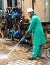 WASSERFESTE SÄURE- UND LAUGENSCHUTZKLEIDUNG MODELL 412