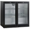 Barowa szafa chłodnicza | chłodziarka podblatowa | 2-drzwiowa | drzwi skrzydłowe | 198 l | SC211HDE (RQ-208HC)