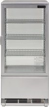 WITRYNA CHŁODNICZA 78L 42x38x96 SREBRNA