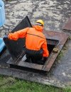 WATERPROOF OVERALLS FOR DRAINING CANAL'S WORKERS WITH PVC SAFETY BOOTS S5 304/K
