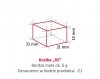 Kostkarka do lodu Hoshizaki IM-240DWNE-HC-21 | 205 kg/24h | chłodzona wodą | kostka sześcian | 21x21x14 mm