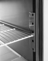 Stół chłodniczy 2-drzwiowy RQPS900  | do pizzy | z blatem granitowym | 900x700x1090 mm