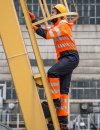 Kombinezon wodoochronny ostrzegawczy dwu kolorowy 4284 Aj Group - PROS