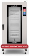 Piec konwekcyjno-parowy elektryczny | z wózkiem | piekarniczo-cukierniczy | automatyczny system myjący | 16x600x400 |  34,7 kW | 400 V | Mychef iBake MAX 16E TSC | System TSC - najwyższa stabilność temperatury