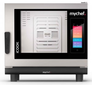 Piec konwekcyjno-parowy elektryczny | automatyczny system myjący | 6xGN1/1 | 9,3 kW | 400 V | Mychef iCook 061E TSC | System TSC - najwyższa stabilność temperatury