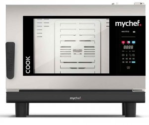 Piec konwekcyjno-parowy elektryczny | automatyczny system myjący | 4xGN1/1 | 6,3 kW | 400 V | Mychef COOK MASTER 041E TSC | System TSC - najwyższa stabilność temperatury