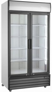 Szafa chłodnicza przeszklona | 879 l | 2-drzwiowa | SD1002HE  (RQ1100H)