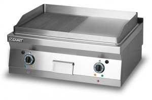 Grill płytowy elektryczny - płyta 1/2ryflowana + 1/2 gładka L700.GPE800RG Lozamet