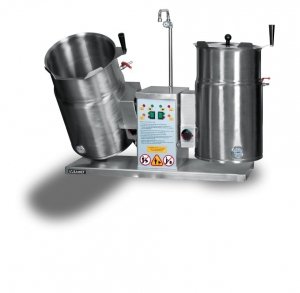 ELECTRIC TILTING BOILING PANS SET OF TWO KEP-30.1x2