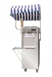 Maszyna do lodów włoskich RQMG22 | 2 smaki +mix | automat do lodów | nocne chłodzenie | pompa napowietrzająca | 2x7 l 