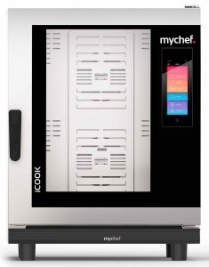 Piec konwekcyjno-parowy elektryczny | automatyczny system myjący | 10xGN2/1 | 27,9 kW | 400 V | Mychef iCook 102E TSC | System TSC - najwyższa stabilność temperatury