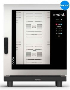 Piec konwekcyjno-parowy gazowy | automatyczny system myjący | 10xGN2/1 | 35 kW | 230 V | Mychef COOK MASTER 102G