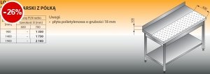 Stół masarski lo 107 900/700