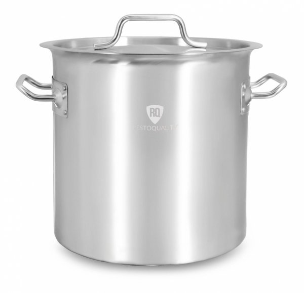 Garnek ze stali nierdzewnej z podziałką 36,6 l | 360x360 mm | z pokrywką RQ13636