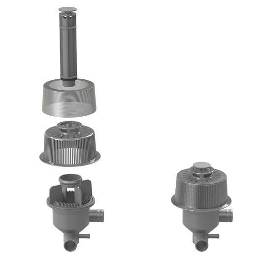 Zmywarka do szkła i talerzy | system podwójnych koszy 500x500 | 230V | KRUPPS ADVANCE LINE C537E | panel elektroniczny Advance
