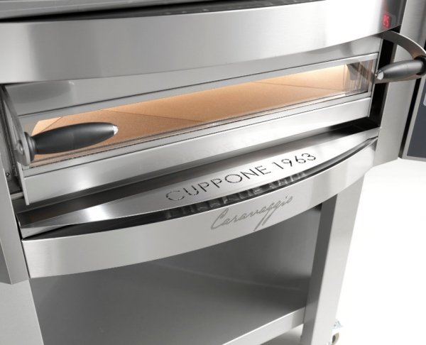 Piec narożny do pizzy Cuppone Caravaggio | CR535/1 CD | elektryczny | 5x36 cm | 9,7 kW | 1212x1406x430 mm