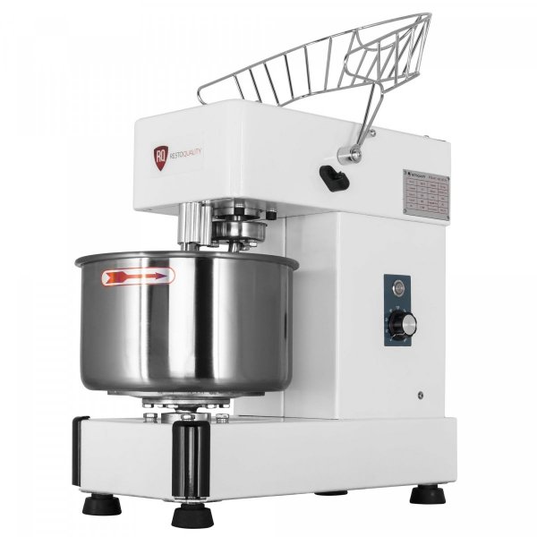Miesiarka spiralna do ciast ciężkich RQHS 10 litrów | 230V  | 0,75kW