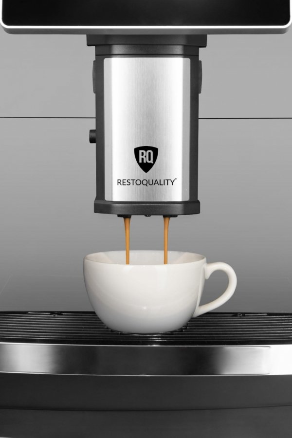 Automatyczny ekspres do kawy RQK8S z ekranem dotykowym | pojemnik 8l |  podłączenie do wody | srebrny