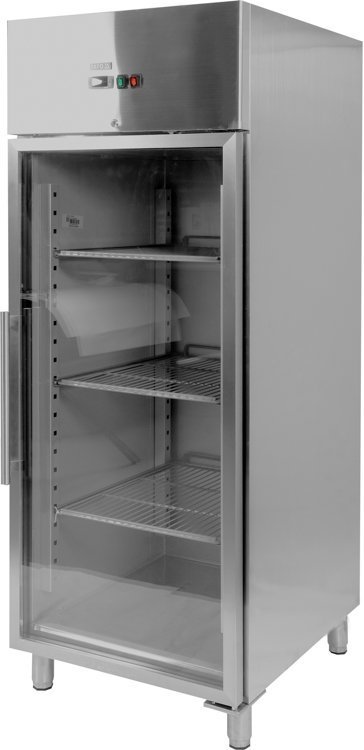 SZAFA CHŁODNICZA GN 2/1 650L PRZESZKLONA