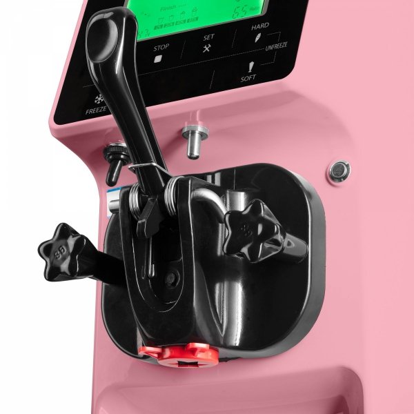 Maszyna do lodów włoskich RQ16E-P | różowa | 6l