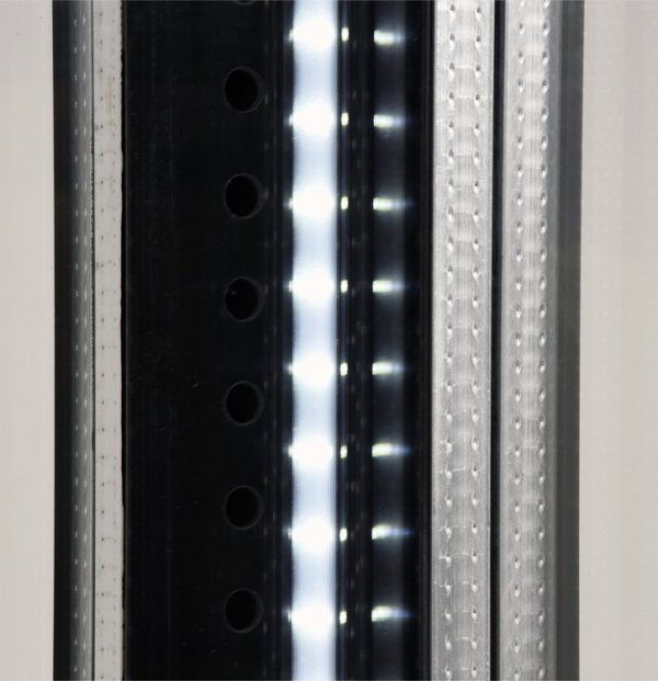 WITRYNA CHŁODNICZA 400L 65x65x190 CZARNA