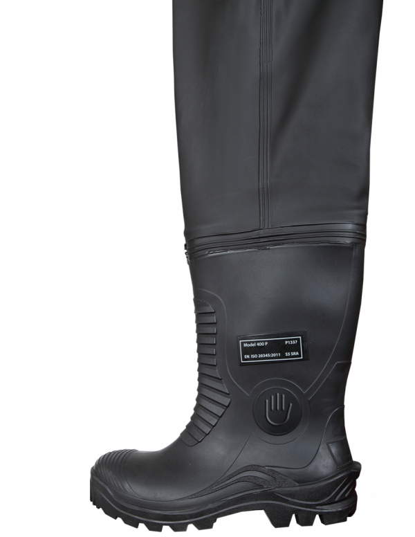 DER WASSERSCHUTZKOMBI FÜR KANALBAUER MIT GUMMISTIEFEL S5 MODELL 304/K