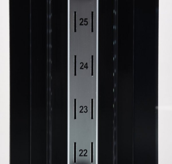 WITRYNA CHŁODNICZA 400L 68x68x175 CZARNA