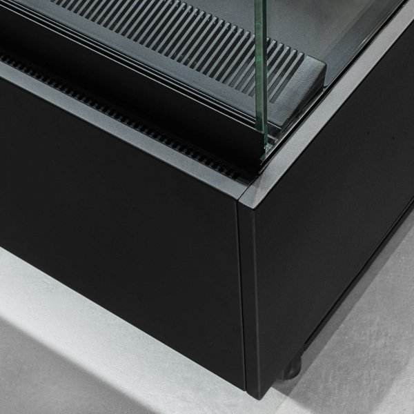 Witryna cukiernicza chłodnicza Dolce Visione Premium 700 | podświetlany cokół | 700x670x1300 mm