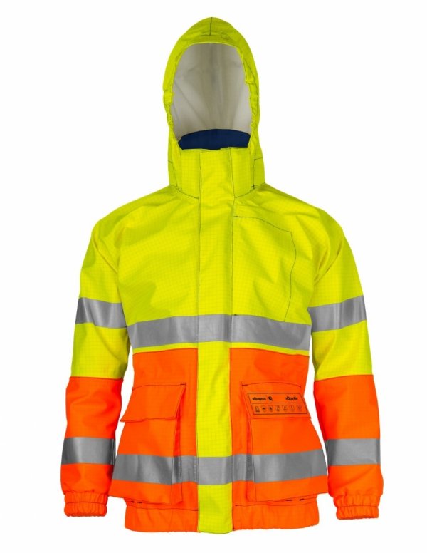 ANTISTATISCHE SCHWERANZÜNDBARE WASSERSCHUTZJACKE MODELL 500/A