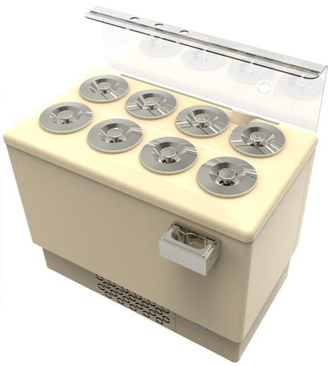 Dystrybutor do lodów IRQ8 | 8 tub