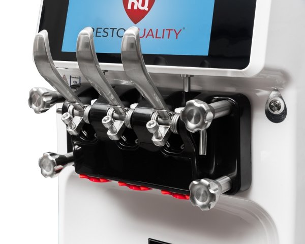 Maszyna do lodów włoskich RQ32E PRO | 2 smaki + mix | pompa napowietrzająca | nocne chłodzenie | duży wyświetlacz | nastawna | 32l