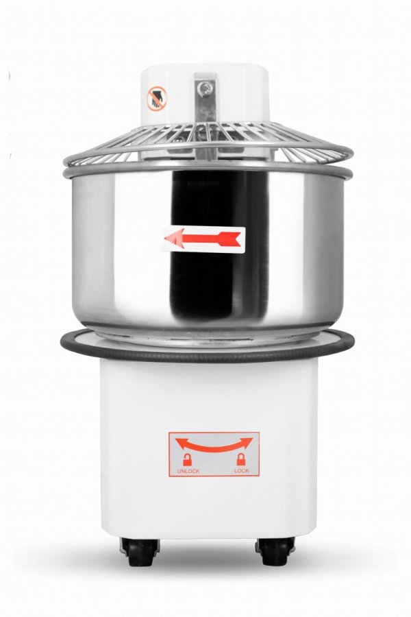 Miesiarka spiralna do ciasta | z podnoszonym hakiem i wyjmowaną dzieżą | RQT50 2V | 50 l | 400V | 2 prędkości
