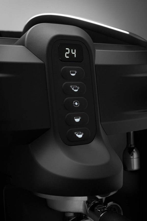 Ekspres kolbowy 1-grupowy | Black Moon 1GR Black | kolor czarny | 1,8 kW