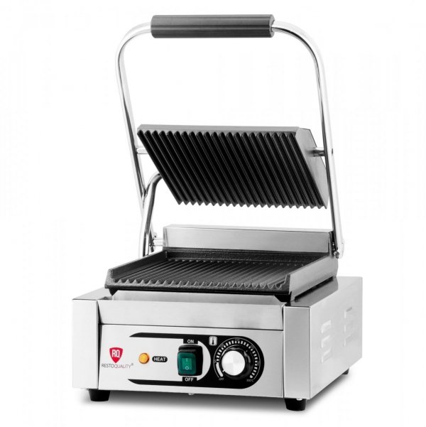 Kontakt grill pojedynczy | ryflowany | Resto Quality | 1,8 kW | RQK811A