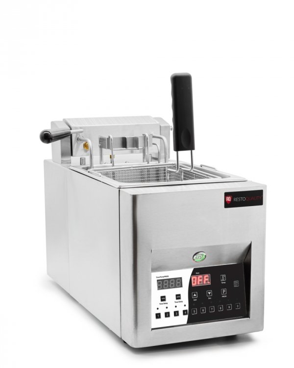 Frytownica elektryczna RQEF18L | frytownica automatyczna | automatyczne podnoszenie kosza | 12 l | 6 kW | 400V