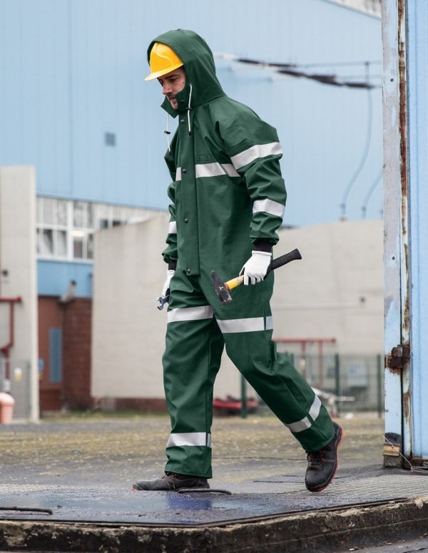 WATERPROOF OVERALLS WITH REFLECTIVE TAPES 104/R