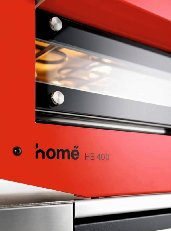 Piec do pizzy elektryczny Cuppone Home HE 400 | jednokomorowy | panel dotykowy | 400x400 mm | HE400/1 TS/FB | niebieski