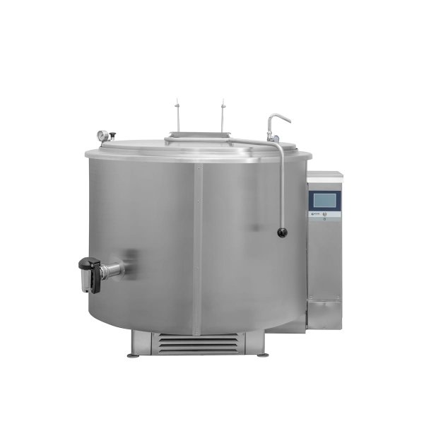 Kocioł warzelny gazowy z grzaniem pośrednim | opcja mieszadła | ekran dotykowy | 48 kW | 400 l | 1320x1330x1070 mm | RQK-405GR