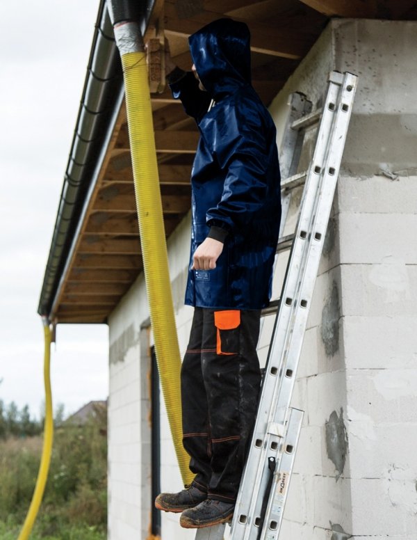 WATERPROOF JACKET 3/4 (ZIP AND SNAPS) 616
