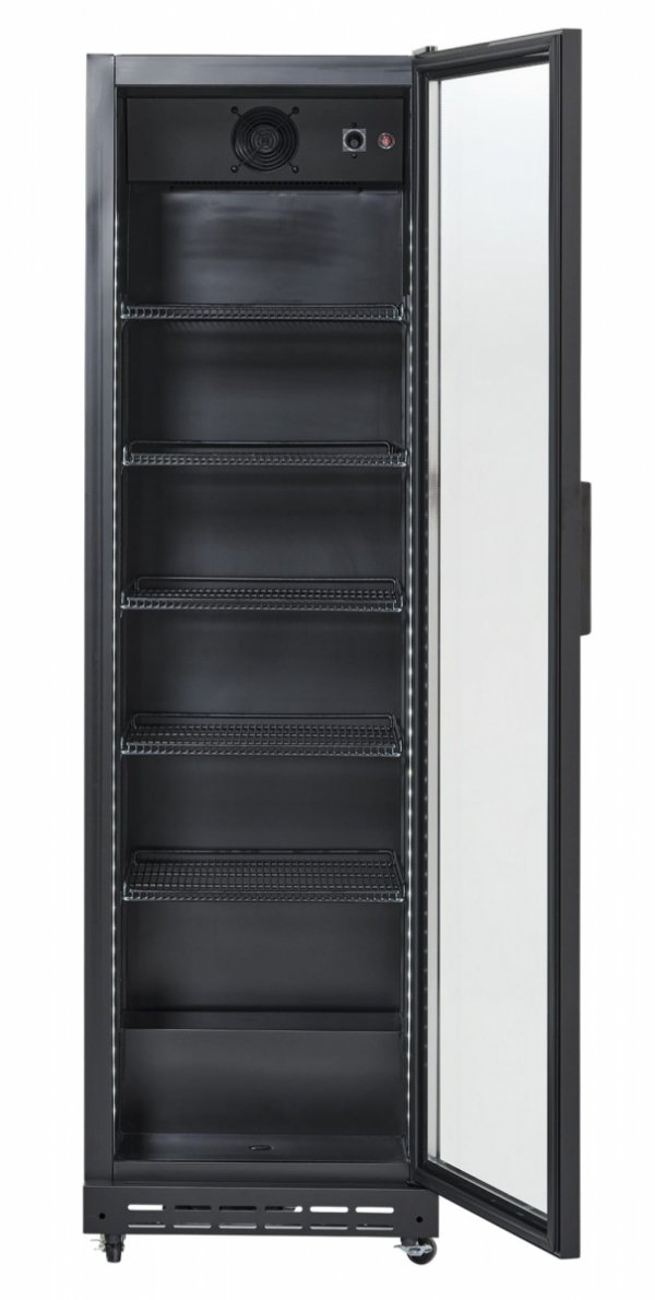 Szafa chłodnicza przeszklona | 392 l | SD430BE (RQ429-BLACK)