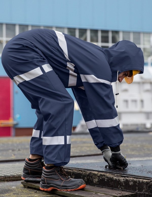 WATERPROOF OVERALLS WITH REFLECTIVE TAPES 104/R