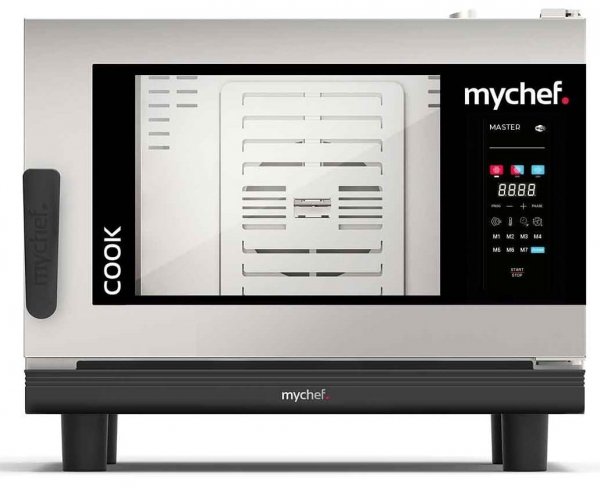 Piec konwekcyjno-parowy elektryczny | automatyczny system myjący | 4xGN1/1 | 6,3 kW | 400 V | Mychef COOK MASTER 041E TSC | System TSC - najwyższa stabilność temperatury