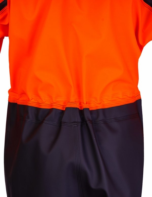 WATERPROOF OVERALLS FOR DRAINING CANAL'S WORKERS WITH PVC SAFETY BOOTS S5 304/K