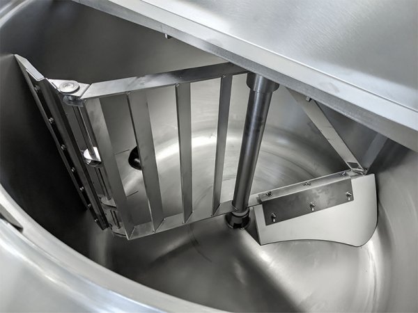 Kocioł warzelny gazowy z grzaniem pośrednim | opcja mieszadła | ekran dotykowy | 48 kW | 400 l | 1320x1330x1070 mm | RQK-405GR