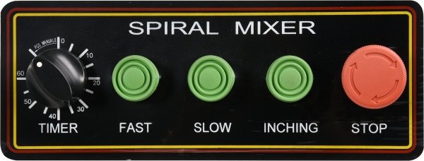 MIKSER SPIRALNY 50L 2-PRĘDKOŚCI, ORAZ WSTECZNY, 3100W, ZASILANIE 380-415V