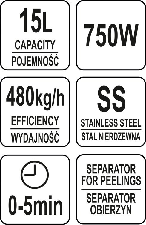 OBIERACZKA DO ZIEMNIAKÓW 15L