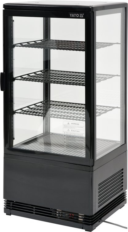 WITRYNA CHŁODNICZA 78L 42x38x96 CZARNA